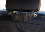 Rugged Ridge Paracord A-Pillar/Seat Mnt Hdle Black 2007-2018 Jeep Wrangler JK