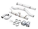AWE FRS/BRZ/GR86/86 Track Edition Cat-Back Exhaust- Chrome Silver Tips