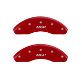 MGP 4 Caliper Covers Engraved Front & Rear MGP Red finish
