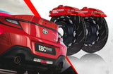 EBC Racing 12-20 BRZ/GT86/GR86 Red Apollo-4 Calipers 330mm Rotors Front Big Brake Kit
