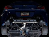 AWE FRS/BRZ/GR86/86 Track Edition Cat-Back Exhaust- Diamond Black Tips