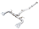 AWE FRS/BRZ/GR86/86 Track Edition Cat-Back Exhaust- Chrome Silver Tips