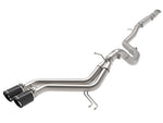 aFe Takeda 2-1/2in to 3in SS-304 Cat-Back Exhaust w/ C/F Tips