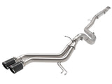 aFe Takeda 2-1/2in to 3in SS-304 Cat-Back Exhaust w/ C/F Tips