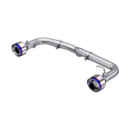 MBRP 2022-Current BRZ/GR86 2.5in Dual Split Rear Exit w/5in OD Burnt End Tips - T304