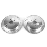 Power Stop 2013-2023 Scion FRS/BRZ/GR86 Rear Evolution Drilled & Slotted Rotors - Pair