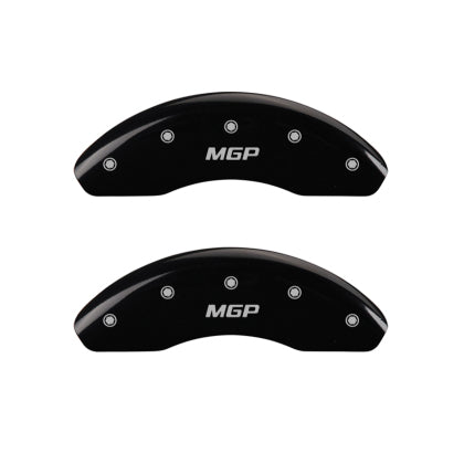 MGP 4 Caliper Covers Engraved Front & Rear MGP Black finish