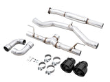 AWE FRS/BRZ/GR86/86 Track Edition Cat-Back Exhaust- Diamond Black Tips