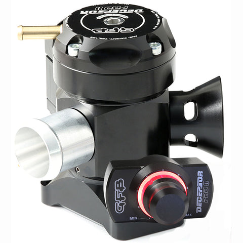 GFB Deceptor Pro II Hyundai/Kia motorized Blow off valve or BOV with GFB TMS advantage. In cabin patented adjustable venting bias system diverter valve.